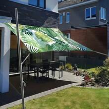 1 mái che lá cọ - Lá cọ xanh nhiệt đới, thích hợp cho bãi biển, cắm trại, sân vườn, dã ngoại, chất liệu bền, thiết kế nghệ thuật, sử dụng cho dã ngoại và sân sau. - A - Xem 5