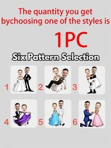1/10/20/30/60pcs Customized Personalized Face Temporary Tattoo Stickers, Multiple Patterns, Suitable For Bachelorette Party, Birthday, Party Favors, Holidays, Valentine's Day, Couples, Men, Moms, Friends, Home Decor, Personalized Gifts - Multicolor - View 49