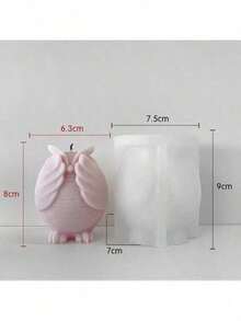 Khuôn silicon hình cú mèo dễ thương tự làm thủ công dùng để tạo hương thơm, đa năng. - con cú - Xem 3