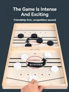 双人弹射国际象棋套装，儿童跳跃国际象棋，亲子互动益智桌面游戏，团队建设派对木制玩具，派对游戏玩具礼品 - 彈射棋 - 查看 8