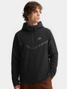 Nike Sportswear Tech Fleece NSW Zip-Up Hooded Jacket/Sweatshirt, Spring Men's, Black - Black - View 7