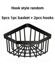 Bộ giá để rác bồn rửa hình tam giác (1 rổ lọc + 2 móc), giải pháp lưu trữ tiết kiệm không gian trên mặt bàn bếp, dễ vệ sinh, không cần khoan. - nhiều màu - Xem 6