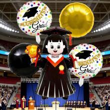 This Set Includes A Classic Square Graduation Cap, A Stack Of Books And A Graduate-Shaped Balloon, Perfect For Adding A Sense Of Ceremony To Graduation Ceremonies, Teacher Appreciation Dinners Or Class Reunions - View 8