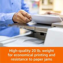 Amazon Basics Papel Multiusos Para Impresora Fotocopiadora 21.6 x 27.9cm 9.07kg 1 Resma 500 Hojas Brillo 92 Blanco - Blanco - Ver 5