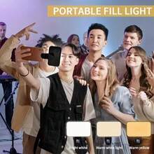 Portable Clip-On Lamp, Selfie Light, Photography Lighting, With 3 Lighting Modes And 9 Brightness Levels. Lightweight And Compact, Convenient To Carry. Suitable For Phone Lighting, Bedside Lamp, Computer And Desk Lighting. - one-size - View 7