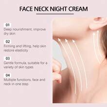 Hoygi Neck & Face Night Cream - Deep Nourishment, Lock Moisture And Improve Dryness, Fade Neck Lines And Facial Wrinkles, Enhance Skin Luster And Elasticity, Smooth Texture, Easy To Spread, Moisturizing Repair Anti-Aging Essence Skin Care - Cream - View 7