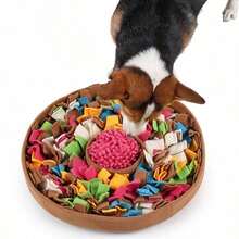 Sniff, Puzzle Pad Dogs, Enrichment Sniffing Training Game, Boredom Buster Food Dispenser, Interactive, All Season - Yellow 38X38CM - View 6