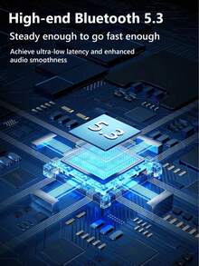 Wireless Earphone, Wireless Headphone, Wireless Earbuds, TWS Wireless Wireless Ear Buds, BT 5.3 Headphones, Sweat Resistant, Long Battery Life, Compatible With Apple & Android - View 4