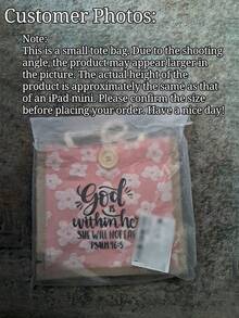 1個簡單圖案基督教印花亞麻托特包，適合旅行與度假，表達信仰的最佳禮物，鈕扣裝飾購物袋，雙手把，可重複使用，適用於婚禮、生日、海灘、假日及其他場合，畢業生、青少年、大一新生、大二學生、大學生和高中生的完美選擇，也適合戶外活動、旅行和返校季節 - 彩色 - 查看 11