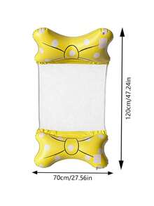 Phao bơi hình nơ bơm hơi - Thảm thư giãn dưới nước mùa hè cho bãi biển và hồ bơi, Phao bơi bơm hơi hình nơ chấm bi dễ thương - Võng nước di động dành cho người lớn, vật dụng cần thiết cho mùa hè! Ghế nằm thư giãn bơm hơi hình lưới nơ cho hồ bơi - Sử dụng được cả ở bãi biển và hồ bơi. - Cây cung - Xem 3