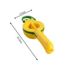 2-In-1 Lemon Juicer & Slicer Set, Manual Lemon Squeezer, Fruit Juicer, Walnut Cracker, Lemon Holder, Tomato & Lemon Slicer - Multicolor - View 11