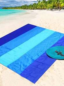 1pc Waterproof Beach, Large Waterproof Beach Blanket, Foldable Waterproof Pocket Beach Blanket, Portable Lightweight Picnic Beach, Quick Dry Outdoor Picnic, Waterproof Anti-Sand Beach Blanket, Anti-Sand Portable Outdoor Blanket, Picnics, Travels, Camping And Hiking, Allowing You To Easily Enjoy Beach Fun, Size: 78. 74x82. 68 Inches WHOA - 140*200 - View 6