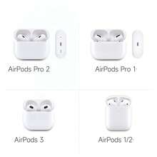 Funda para auriculares con diseño de gato musical, adecuada para Pro123, estilo Ins lindo con carcasa suave mate - transparente - Ver 7