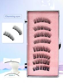 2 Pairs Magnetic False Eyelashes, Natural & Voluminous, Magnetic Attachment, No Damage To Real Lashes, Reusable - View 4