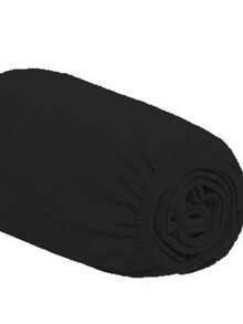 Single Fitted Sheet With Elastic All Around, Micropercal Flex 400 Thread Count, Soft Touch, Single, Double, Queen, King - 黑色 - 查看 6