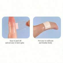 [50/100/150/200 unidades] Curativos transparentes [Bandagens] [Cuidados com feridas e curativos de emergência], Adequados para pequenos cortes e arranhões, Ótimos para uso doméstico e essenciais para atividades ao ar livre. - Ver 10