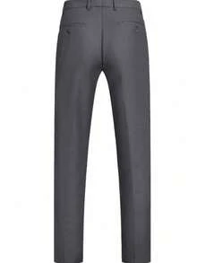 SuitGent 男士时尚商务西装，高品质正式办公西装，修身新郎婚礼礼服，男士西装外套 - 深灰色 - 查看 8