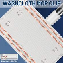 6pcs Set, Includes 1 Hands-Free Auto Floor Mopping System + 5 Cleaning Cloths, One-Click Cloth Replacement, Made Of Durable ABS Material, Space-Saving Design, Compatible With Standard Cleaning Cloths, Suitable For Kitchen - 1 Mop + 5 Towels - View 5