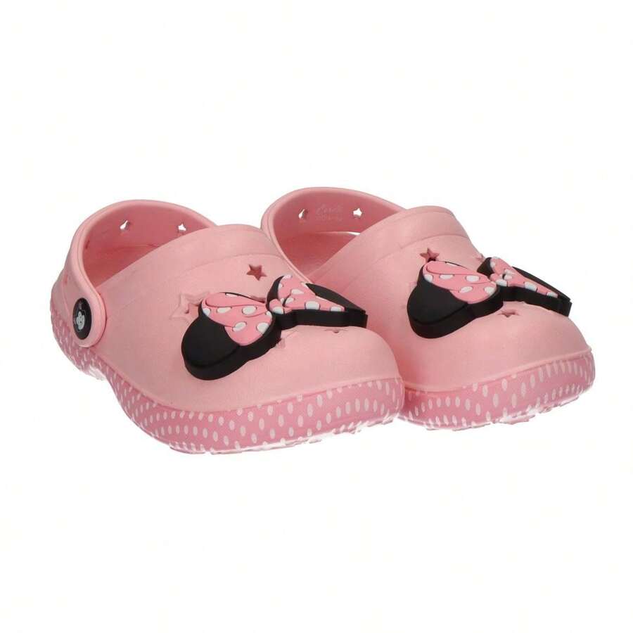 Disney CERDÁ LIFE'S LITTLE MOMENTS Zoccoli Premium con spille di Minnie Mouse, taglia 30-31, rosa - Rosa 3 - Visualizzare 1