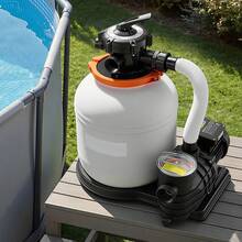 FlashPure Sand Filter Pump, 14 In For Above Ground Pool, 0.75 HP 3500 GPH, Swimming Pool Filter System With Timer, 6X Faster Filtration, Media Installed, Leak-Resistant, Ready To Use Out Of Box - 查看 10