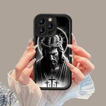 Cute Case With Crosses And Jesus For IPhone// Full Drop Protection MXTYJT005 - TYJT-BK-MXTYJT005 - View 5