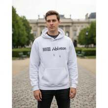 Blusa De Frio Moletom Ableton Live Dj Com Capuz - Branco - Visão 1