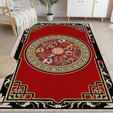 Traditional Chinese-Style Rugs Are Soft And Suitable For Home Decoration, Living Rooms, Bedrooms, Dining Rooms, Studies, Hallways, And Room Decor, Etc - 1PC - 查看 5