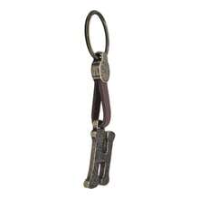 Metal Keychain With Engraved Initial And  Calendar - Handmade Gift Of Mexican Heritage - Letter H - View 2