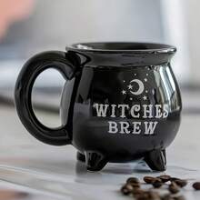 1pc Witch Brewing Coffee Ceramic Mug - 13.53oz Large Capacity, Suitable For Coffee, Tea And Creating Unique Halloween Atmosphere, Dishwasher And Reusable Multi-Functional Beverage Cup, Made Of Material (1pc Set), Coffee Mug, Coffee Cup - Multicolor - View 6