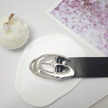 1pc 3D Star Design Buckle Belt, Fashion Versatile Accessory For Jeans, Skirts - Multicolor - View 7