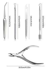 Stainless Steel Multi-Function Nail Clipper Nail Cutter Manicure Set - Nail Tools - View 2