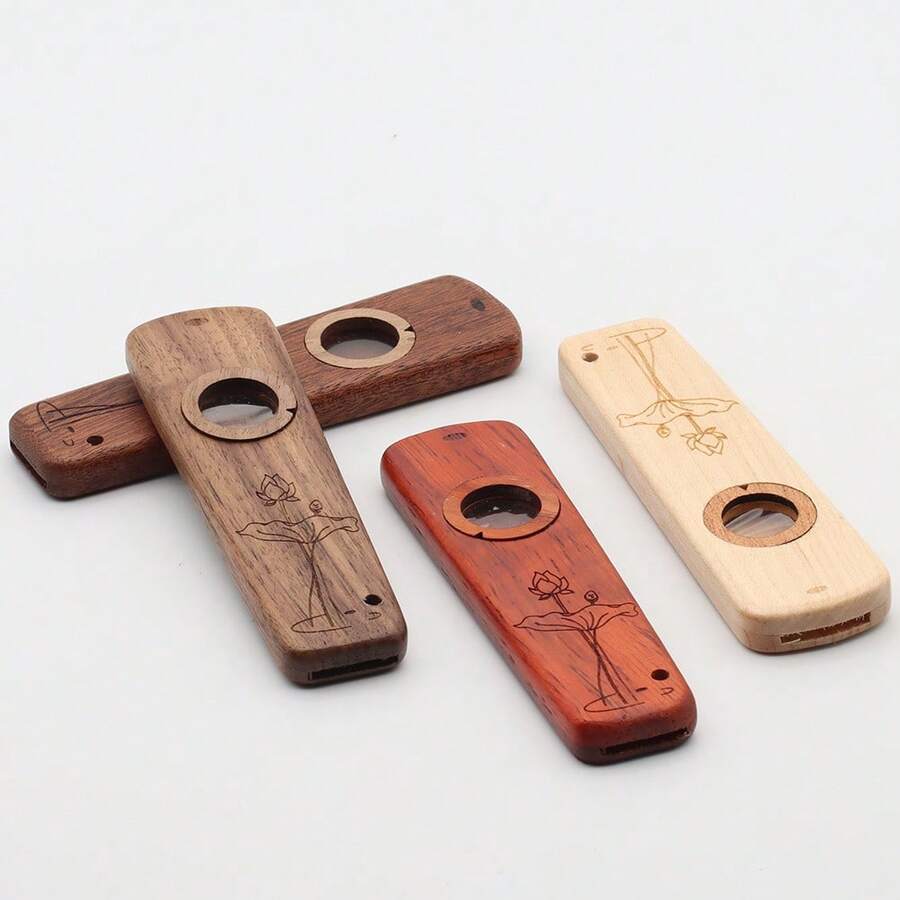 Instrumento de kazoo, adecuado para actuaciones musicales, regalos de fiesta y escenarios de eventos, instrumento de viento reproducible (ideal para fiestas y actuaciones) - Multicolor - Ver 1