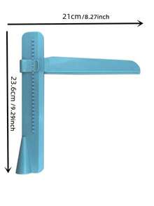 1入組DIY可調節蛋糕刮刀軟糖奶油邊工具烘焙用品廚房烘焙配件 - 藍色 - 查看 8