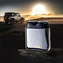 JEEP SPIRIT's new electric shaver for men, featuring a smart rotating circular design with dual blades, is both portable and miniature - 多色 - 查看 6