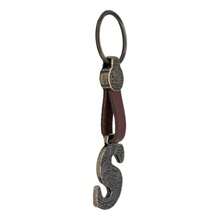 Metal Keychain With Engraved Initial And  Calendar - Handmade Gift Of Mexican Heritage - 字母 S - 查看 2