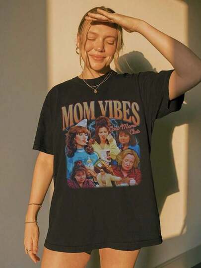 Cool Moms Club T-Shirt, Funny Mom Life Tee, 90s Mom Vibes Shirt, Retro Mothers Day Gift, Vintage Coo