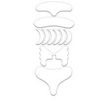 16 Pcs/Set 11 Pcs/Set 5 Pcs/Set Reusable Face And Chest Anti-Wrinkle Beauty Peel-Off Mask Patches, Enhance Skin Radiance - Clear - View 7