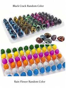 5/6/10/20/60pcs Dinosaur Eggs That Can Hatch And Expand In Water, Random Color, Creative Birthday Gift - Multicolor - View 4