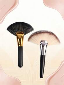 1 cọ trang điểm lớn hình quạt, kết hợp phấn phủ, kem nền, phấn má hồng và kem che khuyết điểm trong một sản phẩm, lông mềm mại, cọ trang điểm đa chức năng 3 trong 1 dùng cho phấn phủ dạng bột, cố định lớp trang điểm và tạo điểm nhấn. - Nhiều màu - Xem 7
