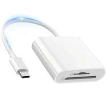 迷你TF卡读卡器适配器，Lightning OTG Micro SD卡查看器转换器，兼容 14/13/12/11/XS/XR/8/7/6系列 - 查看 11