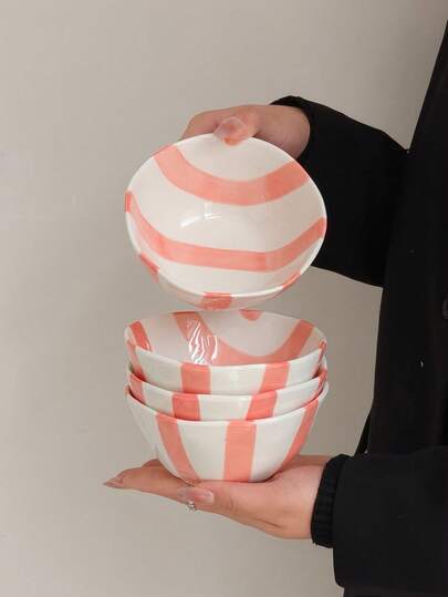 2个精美个人陶瓷碗，ins风饭碗、酸奶碗、甜点碗