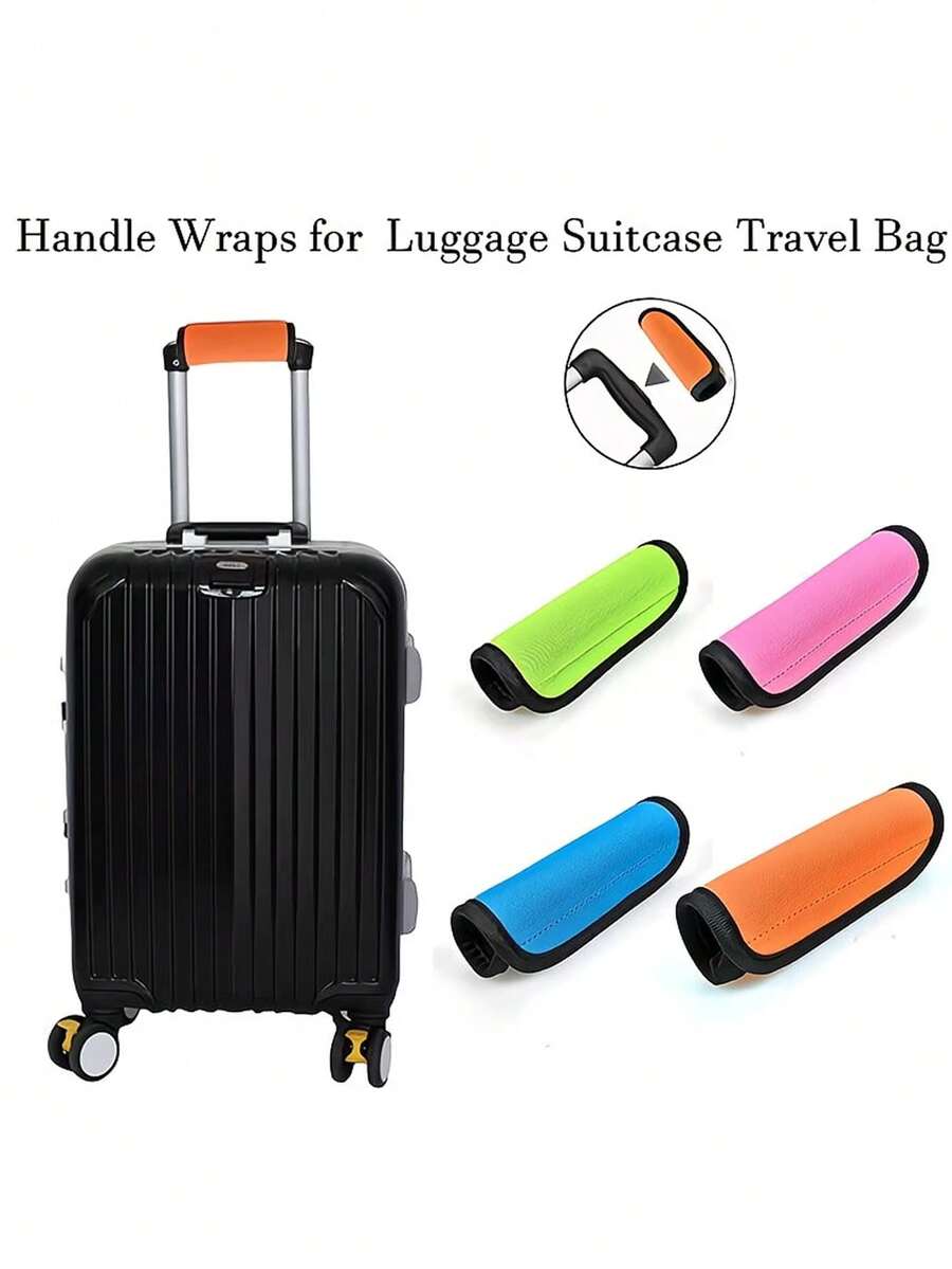 Suitcase Handle Cover, Waterproof Material Luggage Handle Protector, Luggage Strap Cover, Handle Sleeve, Suitable For Protecting The Handle Of Handbags, Shoulder Bags, Backpacks, Wallets, And Reducing Stress On Backpack Straps