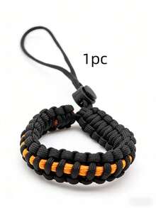 1条/2条装户外相机腕带，编织伞绳挂绳，通用腕带，宠物碗带 - 彩色 - 查看 8