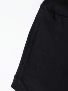 Women's Short Sleeved T-Shirt, Double-Sided Printing On The Front And Back, Disneyland, Mickey Mouse Cartoon Image Printed Short Sleeved Round Neck T-Shirt, Casual And Fashionable Short Sleeved T-Shirt, Slightly Elastic, Non Transparent, Easy To Care For Material, Ideal For Daily Wear, Women's T-Shirt, Disney Shirt, Disney Shirts, Summer Outfits For Women, Spring Outfits For Women, Officially Licensed Disney T-Shirts, Disney Men's And Women's Spring/Summer Fashion Casual Short-Sleeve T-Shirts - Black - View 5