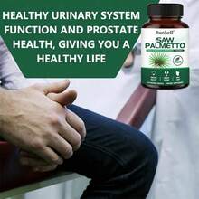 Bunkell Saw Palmetto Supplements 500mg Per Serving - High Potency Formula, Prostate & Kidney Support - 120 Capsules - 1 Bottle - View 5
