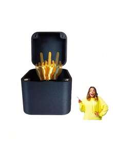 1个惊喜礼盒，内含弹出式手形摆件，是完美的恶搞礼物，新奇有趣的圣诞礼物。这款别致又古怪的礼盒能为您的母亲、父亲、妻子、女友、男友、丈夫或朋友的生日、派对或休闲聚会增添气氛。礼盒、宝石、订婚戒指盒、印花手形、双重恶作剧、惊喜、欢乐、恶作剧、趣味礼物 - 查看 8