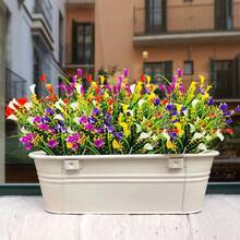 1/5 piezas Flores de lirio de cala artificiales, decoración de mesa para exteriores, flores de plástico realistas, adecuadas para el hogar, porche, jardín, decoración de cementerio de primavera/verano, ramo de boda, decoración de habitación, decoración de Halloween, regreso a la escuela, decoración de otoño - Multicolor - Ver 9