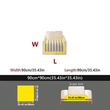 1 chiếc đệm sofa nhung gợn sóng dệt jacquard chống bám bẩn, chống trượt, chống mài mòn, thân thiện với thú cưng và chống bám bẩn, phù hợp cho phòng khách và phòng ngủ quanh năm, có thể giặt máy. - gợn sóng - Xem 14