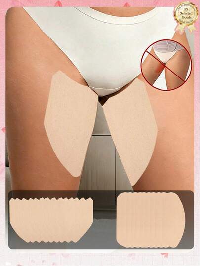 10PCS/6PCS/2PCS Self-Adhesive Thigh Chafing Prevention Tapes, Ultra-Thin Design, Elastic Yet Non-Binding, Soft & Comfortable, Easy To Use, Good Adhesiveness, Tear-Resistant, No Residue. Effectively Protects And Reduces Thigh Friction. Skin-Tone + Invisible Design, Suitable To Wear With Dresses, Skirts, Shorts. Versatile Use For Thighs, Calves, Knees, Ankles, Feet. Suitable For Both Men And Women.