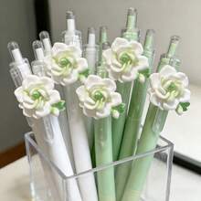 1/2/4 chiếc Bút bi Jasmine đẹp, ngòi 0.5mm, mực đen, khô nhanh, kiểu bấm, văn phòng phẩm học sinh, đồ dùng văn phòng, thích hợp cho việc học tập, văn phòng phẩm, sinh nhật, nhật ký và quà tặng cho bé gái. - A - Xem 8